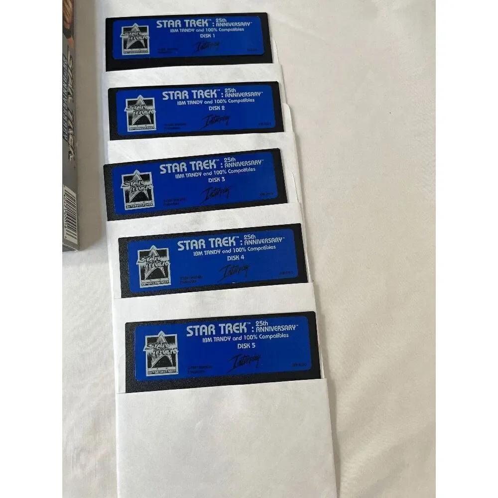 Star Trek 25th Anniversary‎ (IBM Tandy DOS 2.1) 5.25 Complete Big Box Game